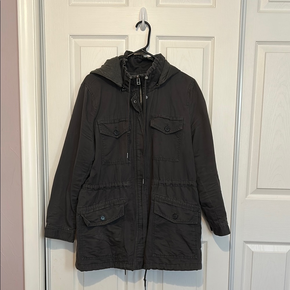 LOFT Utility Jacket in Dark Gray